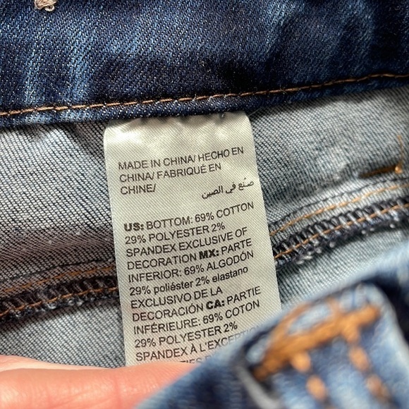 Chico’s 00 So Slimming Jewel Embellished Girlfriend Ankle Jeans - US 2R WJ74 - Picture 8 of 12